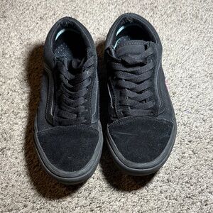 Black Cushion Comfy Vans